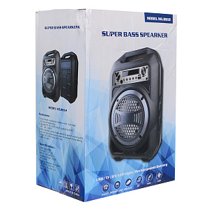 Колонка BS12 (Bluetooth/MicroSD/USB/FM/AUX) черная