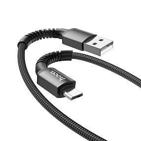 Дата кабель micro USB - USB Hoco X71 1м черный