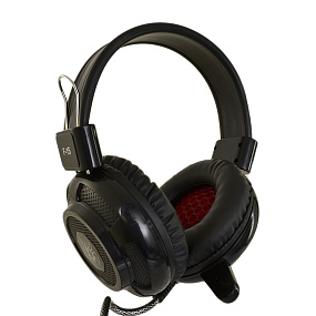 Наушники YORO F15 Stereo полноразмерные игровые, светящиеся черные (УЦЕНКА) Б/У