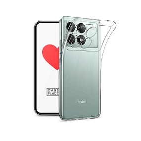 Силиконовый чехол Xiaomi Poco X6 Pro 5G прозрачный