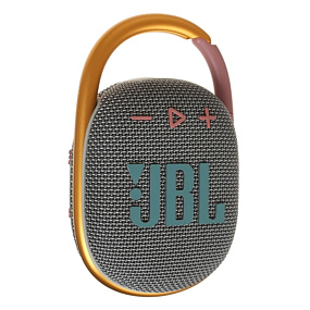 Колонка JBL Clip 4 (Bluetooth/MicroSD/USB) серая