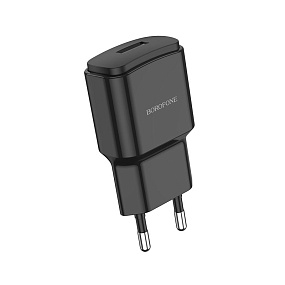 СЗУ-USB Borofone BA48A 1 выход 2.1А черный
