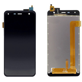 Дисплей для телефона Fly FS517 (Cirrus 11) в сборе с тачскрином Черный