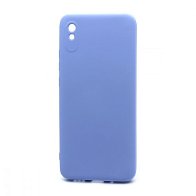 Силиконовый чехол Xiaomi Redmi 9A New Era голубой