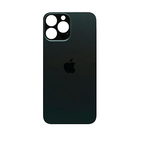 Задняя крышка iPhone 13 Pro Max (стекло) черный - Премиум