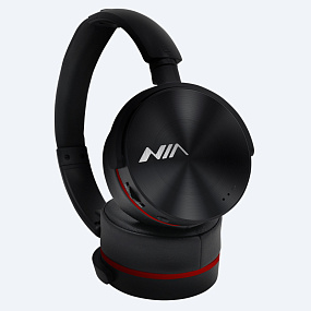 Bluetooth-наушники NIA-Q6 (MicroSD,FM,кнопка вызова) полноразмерные (УЦЕНКА) Повреждена упаковка