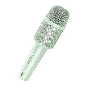 Микрофон Hoco DBK1 беспр/караоке зеленый