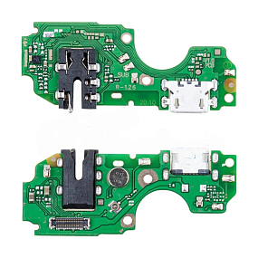 Шлейф Infinix Smart 7 HD (X6516) плата на системный разъем/разъем гарнитуры/микрофон