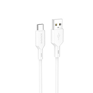 Дата кабель Type-C - USB Borofone BX70 3A 1м белый