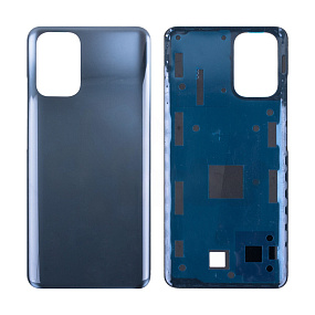 корпус для телефона Xiaomi Redmi Note 10S (M2101K7BNY) Задняя крышка Серый - Премиум