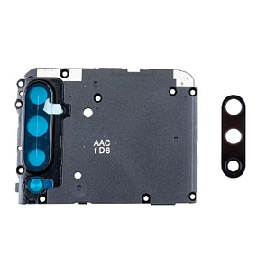 Стекло камеры Xiaomi Mi A3 (M1906F9SH) в сборе с рамкой Черный