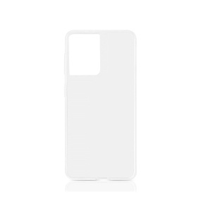 Силиконовый чехол для Samsung Galaxy S21 Ultra прозрачный