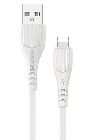 Дата кабель lightning - USB Borofone BX37 2.4A белый 1м
