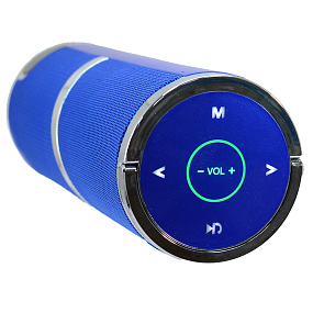 Колонка Hopestar A7 (Bluetooth/MicroSD/USB/FM/AUX/Microphone) влагозащищенная синий