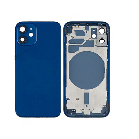 Корпус iPhone 12 mini Синий - orig fabric