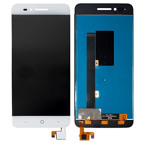 Дисплей для телефона ZTE Blade A610/A610C (универсальная версия) в сборе с тачскрином Белый