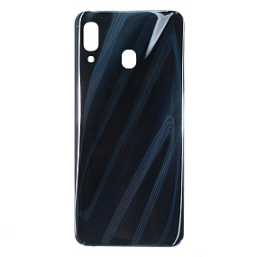 корпус для телефона Samsung A305F (A30) Задняя крышка (черный)