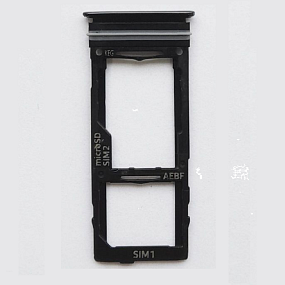 Контейнер SIM Samsung A525F/A526B/A528B (A52/A52 5G/A52s 5G) Черный