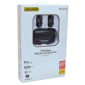 Bluetooth наушники беспроводные DUDAO U11XS черные (УЦЕНКА) Б/У