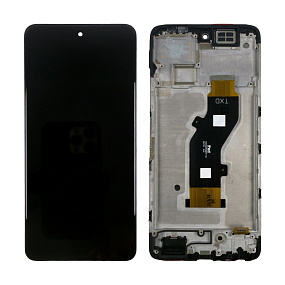 Дисплей для телефона Tecno Spark 30 4G (KL6) модуль Черный - Оригинал