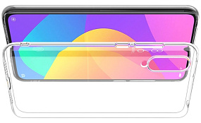 Силиконовый чехол Xiaomi Mi 9 Lite прозрачный