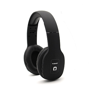 Bluetooth-наушники Komc T11 полноразмерные черные (УЦЕНКА) Незначительное повреждение амбюшуры