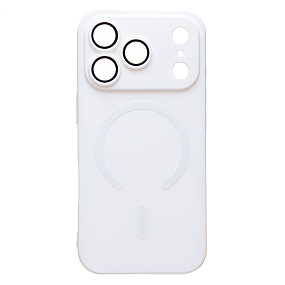 Кейс iPhone 17 Pro силикон SafeMag SM020 белый