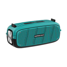 Колонка Hopestar A20 (Bluetooth/MicroSD/USB/AUX/Microphone) 25W влагозащищенная синяя