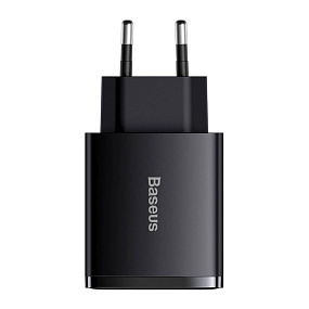 СЗУ-USB 2 выхода/Type-C Baseus Super Si Quick Charger (CCXJ-E01) 30W 3A черный
