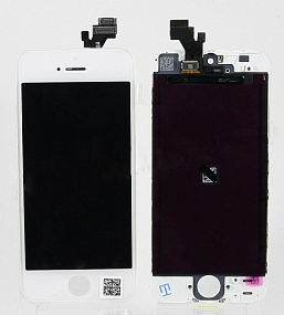Дисплей для телефона iPhone 5 в сборе Белый - Оригинал
