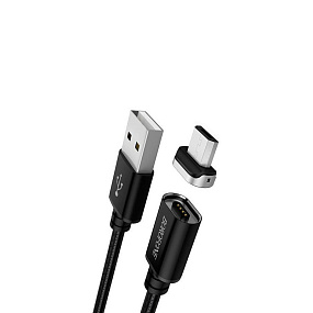 Дата кабель Type-C - USB Borofone BU1 MagJet 1м 3A черный