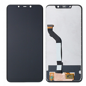 Дисплей для телефона Xiaomi Pocophone F1 в сборе с тачскрином Черный - Оригинал