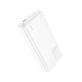 Портативное зарядное устройство Hoco J87A USB/Micro/Type-C PD20W 20000mAh белый