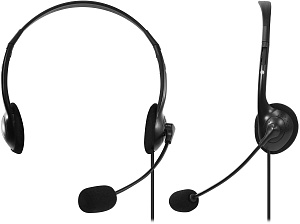 Наушники SmartBuy SBH-5000 Ez-Talk игровая 1,8м, полноразмерные регулятор громкости, микрофон