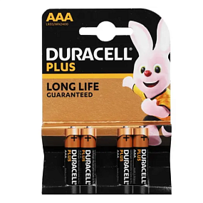 Батарейка ААА Duracell LR3 4BL Plus 4/40 1шт