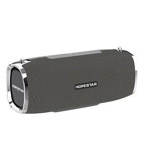 Колонка Hopestar A6 (Bluetooth/MicroSD/USB/FM/AUX/Microphone) влагозащищенная серый