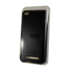 Силиконовый чехол Xiaomi Redmi 4A Molan Cano с блестками черный