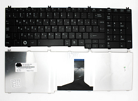 Клавиатура Toshiba C650 C660 L650 L750 P/N: NSK-TN00R, NSK-TN0SC, NSK-TN0SU Черная матовая