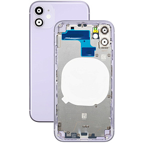 Корпус iPhone 11 Фиолетовый orig fabric(УЦЕНКА)нет 1 боковой кнопки