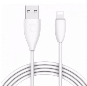 Дата кабель lightning - USB Baseus CALMY-02 Small Pretty белый 1,2м