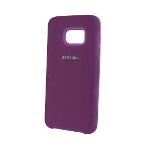 Силиконовый чехол для Samsung G930 Galaxy S7 оригинал фиолетовый