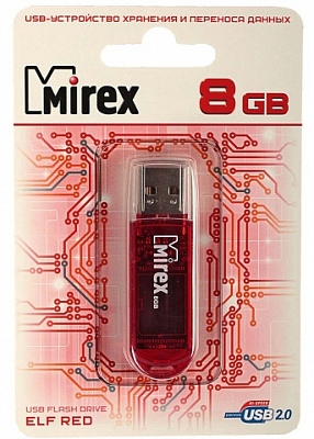 8Gb Mirex Elf красная 2.0