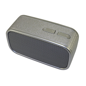 Колонка Model-H944 (Bluetooth/MicroSD/USB/FM/AUX) серебро (УЦЕНКА) не работает, не вкл.