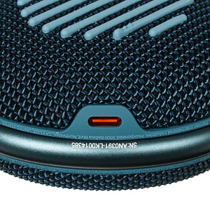 Колонка JBL Clip 4 (Bluetooth/MicroSD/USB) синяя