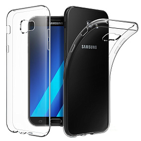 Силиконовый чехол для Samsung A310 Galaxy A3 (2016) прозрачный