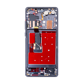 Дисплей для телефона Huawei P30 Pro (VOG-L29) модуль с рамкой Черный - Оригинал