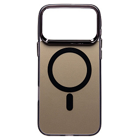 Кейс iPhone 17 Pro Max силикон SafeMag SM025 черный