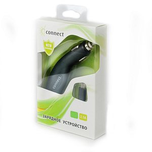 АЗУ micro USB Connect 2A черный