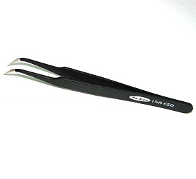 Пинцет изогнутый Ya Xun YX-15A ESD (12см)