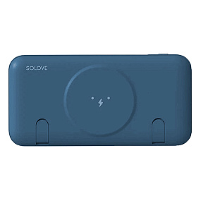 Портативное зарядное устройство Xiaomi Solove 10000 mAh Type-C+1 USB 20W QC 3.0 PD 3A синий